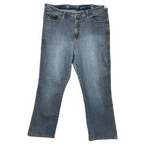 Chicos Denim Women's Jeans Size 2.5 Gray Bootcut Authentic Chico's Denim